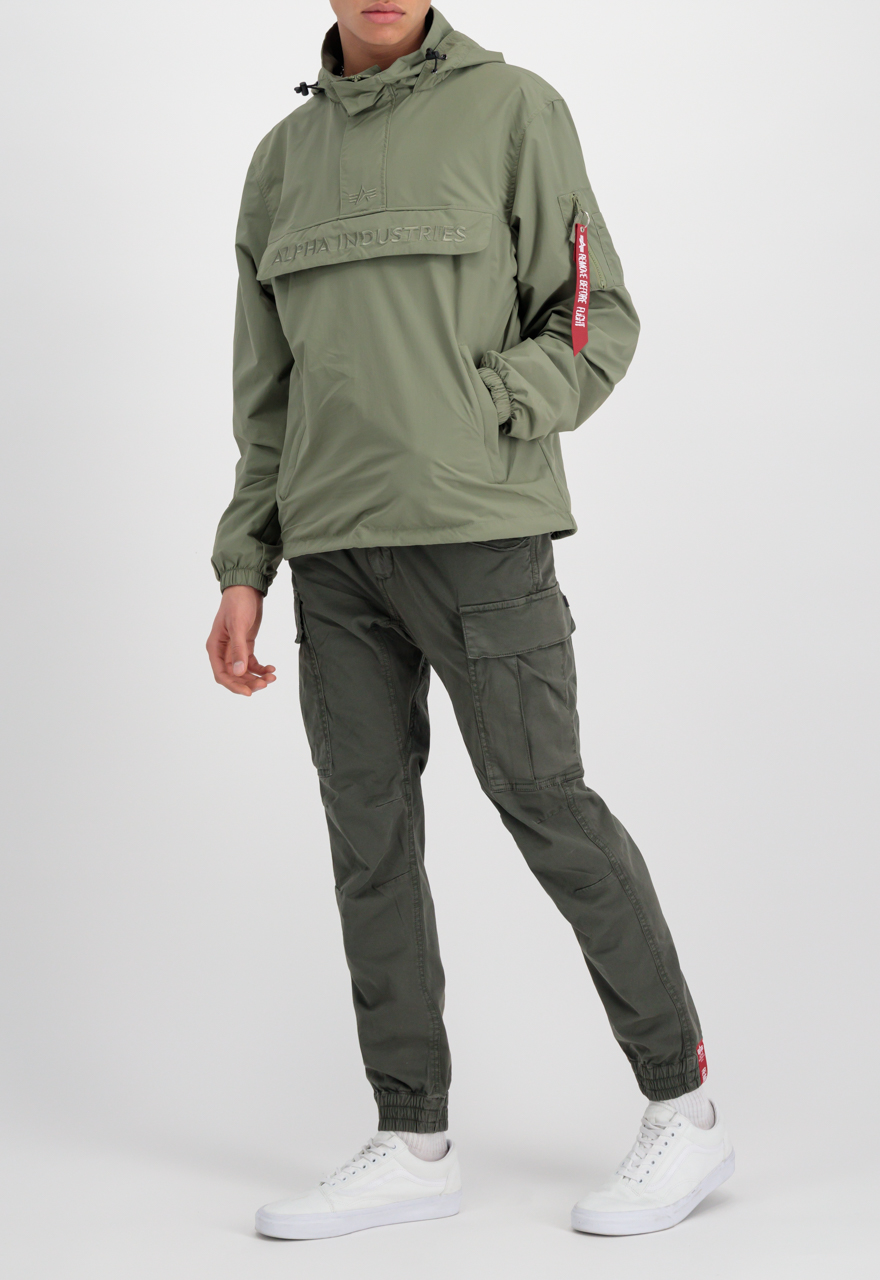 ALPHA INDUSTRIES Anorak Embroidery Logo Utility Jackets