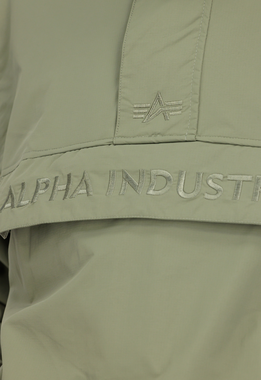 Logo ALPHA Anorak Embroidery INDUSTRIES Utility Jackets
