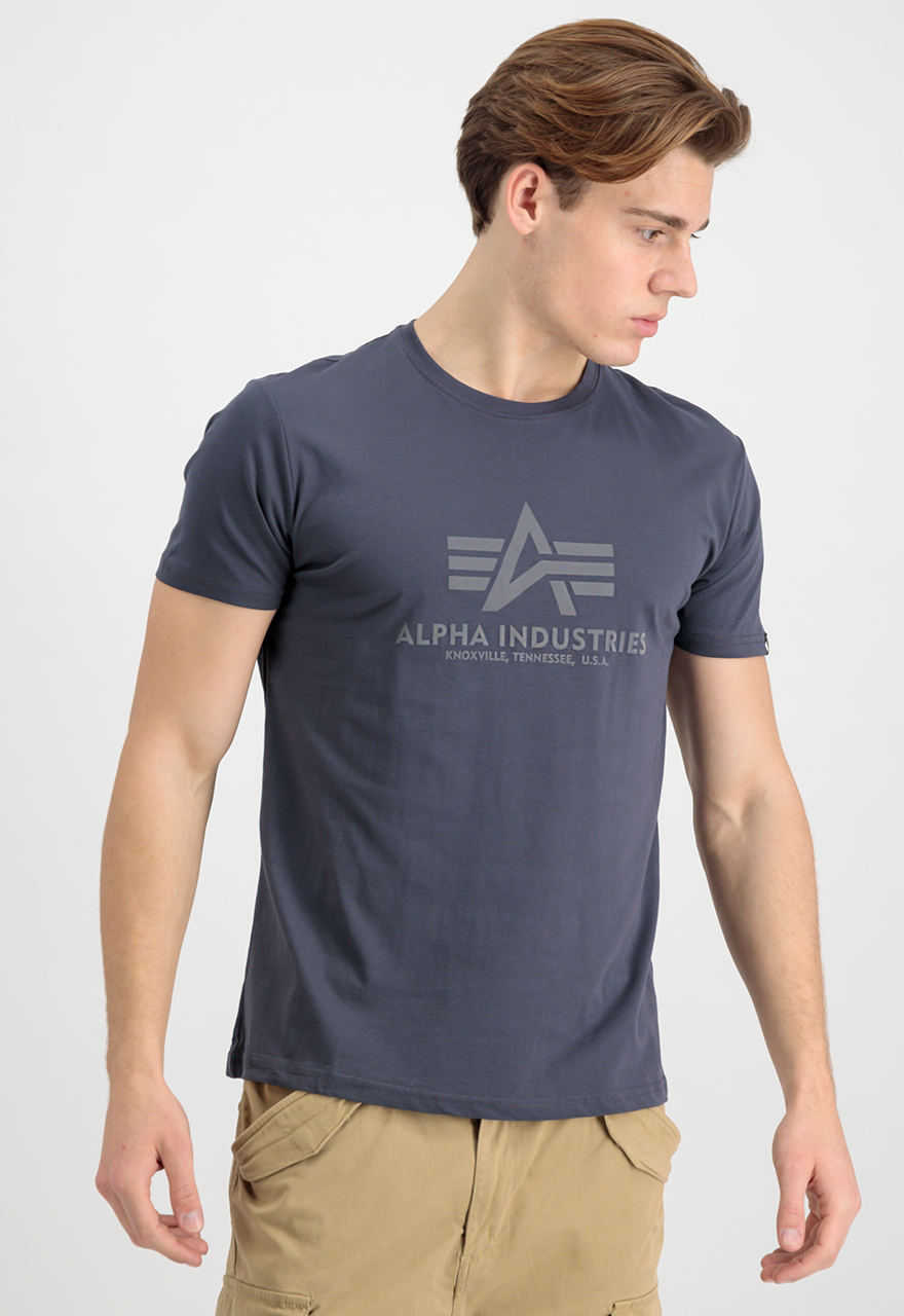 Basic T-Shirt Reflective Print | ALPHA INDUSTRIES