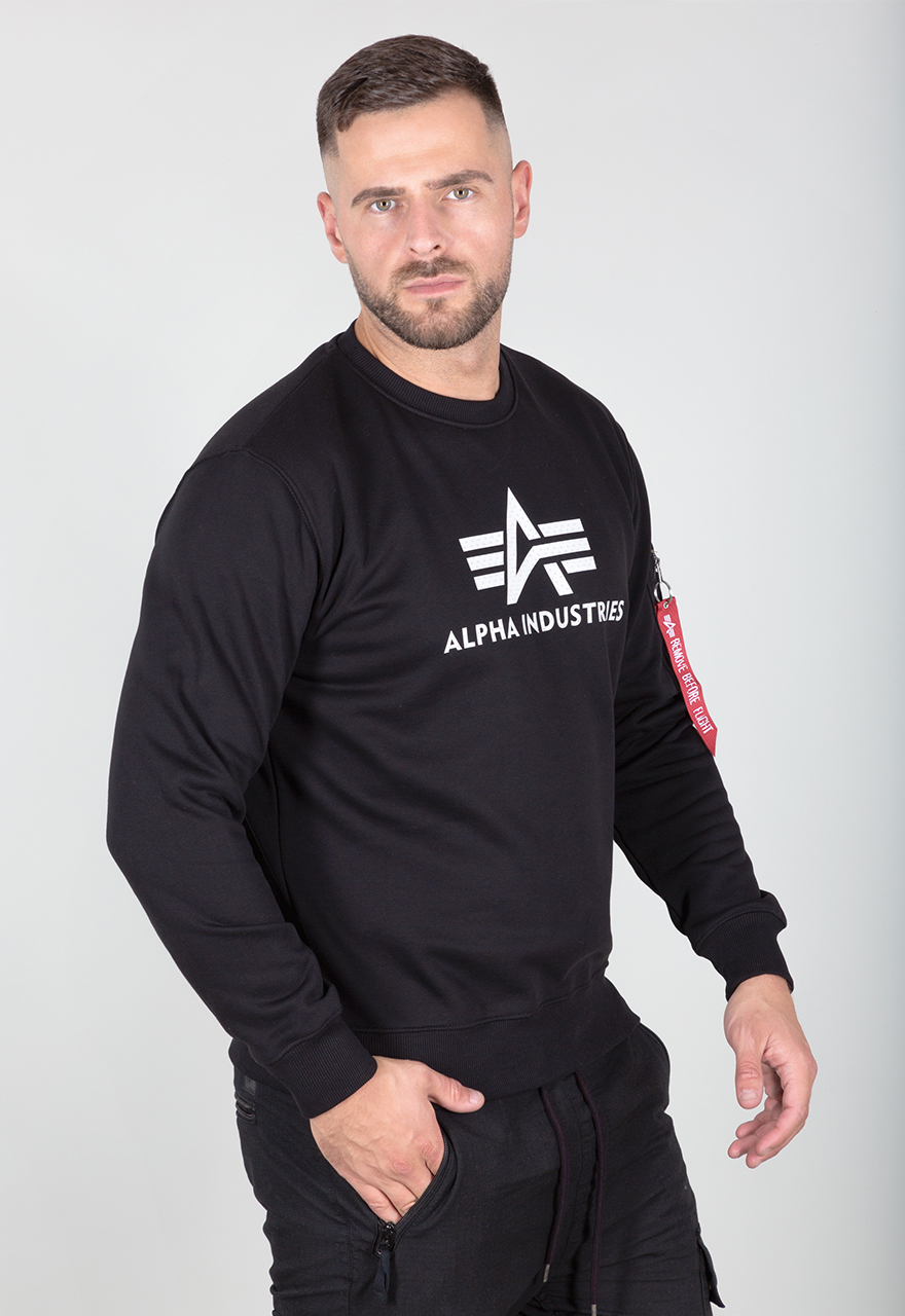 Logo Industries Alpha II Styles Sale Basic European Black 3D Sweater (Germany) | | | Headquarters Week |