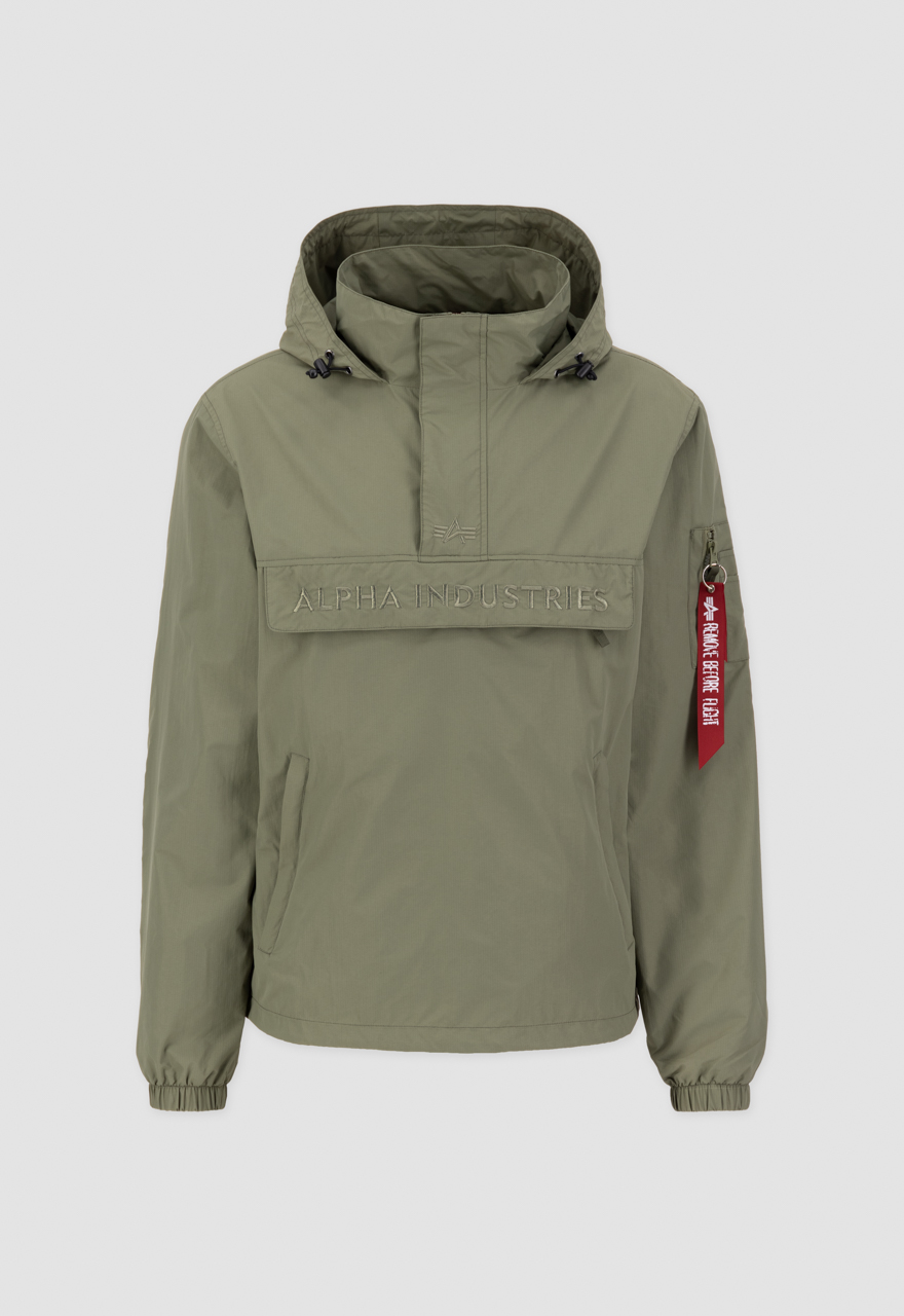 INDUSTRIES Embroidery Anorak ALPHA Logo Utility Jackets